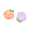 Opaque Resin Cabochons RESI-F072-04-2