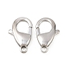 Tarnish Resistant 304 Stainless Steel Lobster Claw Clasps STAS-AB21-4