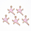 Alloy Enamel Pendants ENAM-S121-026B-2