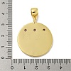 Brass Micro Pave Cubic Zirconia Pendants KK-N254-130A-G-3