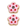 304 Stainless Steel Enamel Beads SA-CBAA937-13G-02-1