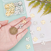 40Pcs 2 Colors 304 Stainless Steel Cabochons STAS-DC0001-21-2