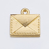 Tibetan Style Alloy Mail Charms EA10712Y-G-2