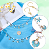 2Pcs Brass Boot Strap Chains HJEW-SP00029-7