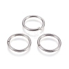 Tarnish Resistant 304 Stainless Steel Saw Cut Open Jump Rings STAS-P212-25P-04-1