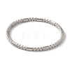 Texture Ion Plating(IP) 304 Stainless Steel Bangles for Women BJEW-K252-02P-2