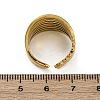 304 Stainless Steel Open Cuff Rings for Women RJEW-F174-04G-3