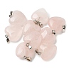 Natural Rose Quartz Pendants G-K385-03P-02-1