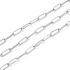 304 Stainless Steel Paperclip Chains CHS-D033-06P-01-1