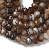 Natural Banded Agate Beads Strands G-D344-A34-04-5
