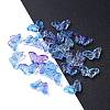 Electroplate Transparent Glass Beads LS-EGLA-L027-E-C01-1