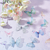 180Pcs 18 Style Polyester Fabric Wings Crafts Decoration DIY-SC0019-38-4