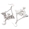 Alloy Pendants Earrings EJEW-TA00423-4