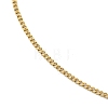 Ion Plating(IP) 304 Stainless Steel Curb Chain Necklace for Men Women NJEW-M200-02G-2