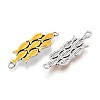 Alloy Enamel Connector Charms TIBE-N016-09AS-3