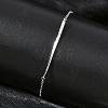 Brass Micro Pave Clear Cubic Zirconia Link Bracelets BJEW-E114-01B-P-1