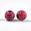 Craft Style Acrylic Beads X-MACR-T023-12B-2