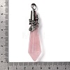 Natural Rose Quartz Pointed Big Pendants G-Q184-02M-AS-3