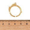 Ocean 304 Stainless Steel Cuff Open Rings SA-CBA183D-07G-3