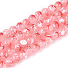 Baking Paint Glass Beads Strands DGLA-N015-4mm-03-1