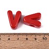 Opaque Acrylic European Beads OACR-M027-01V-09-3