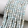 Natural Larimar Beads Strands GG-CBABEF5-B02-01-1