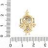 Brass Micro Pave Cubic Zirconia Pendants KK-D258-36G-03-3
