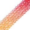 Baking Painted Glass Bead Strands DGLA-A039-T4mm-A03-4