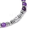 Adjustable 304 Stainless Steel Gemstone Beaded Bracelets FS-WG23DE2-01-3
