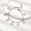 304 Stainless Steel Charms Bracelets BJEW-JB12840-4