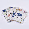 Polycotton(Polyester Cotton) Packing Pouches Drawstring Bags ABAG-T009-01-1