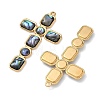 Natural Paua Shell Big Pendants SH-CBA11D7-33B-G-2