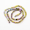 Electroplated Non-magnetic Synthetic Hematite Bead Strands G-J286-01A-2