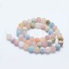 Natural Morganite Beads Strands G-E365-03-6mm-3