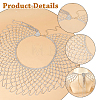 Rhinestone Long Tassel Shawl AJEW-WH0609-846-4