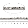 304 Stainless Steel Link Chains CHS-A012-06A-P-2