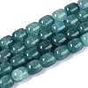 Baking Paint Crackle Glass Beads Strands DGLA-N019-01B-10-1
