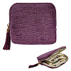 Velvet Jewelry Storage Zipper Pouches ABAG-WH0063-117A-1