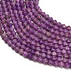 Natural Lepidolite/Purple Mica Stone Beads Strands GG-CBAA9B4-A15-01-3