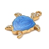 304 Stainless Steel Rhinestone Pendants STAS-P417-01G-01-2