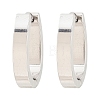 201 Stainless Steel Hoop Earrings EJEW-T056-03P-03-4