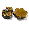 Natural Tiger Eye Carved Cabochons G-U006-02-2