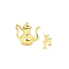 Mini Alloy Teapot Set Miniature Ornaments PW-WG21B1D-02-2