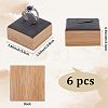 Square Wood Single Ring Display Stands RDIS-WH20001-01-2