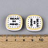 Printed Opaque Resin Beads RESI-N043-10A-4