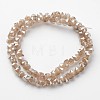 Electroplate Glass Bead Strands EGLA-J138-A-PL02-2