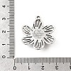 Tibetan Style Alloy & Acrylic Pendants FIND-B058-04AS-01-3