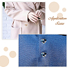 6Pcs 6 Colors Cellulose Acetate Buttons BUTT-HS0001-06-5