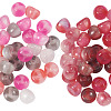 40Pcs 4 Colors Resin UV Reactive Beads RESI-TA0005-69-2