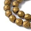 Electroplated Synthetic Non-magnetic Hematite Beads Strands G-S382-01E-3